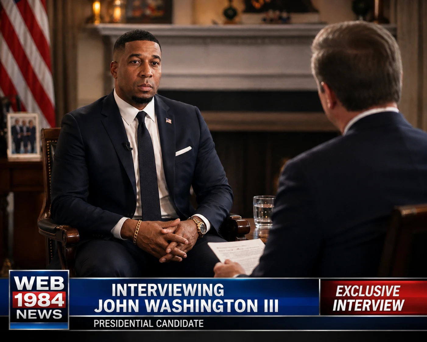 John Washington III Responds to Iranian State TV Threat Against Barron Trump